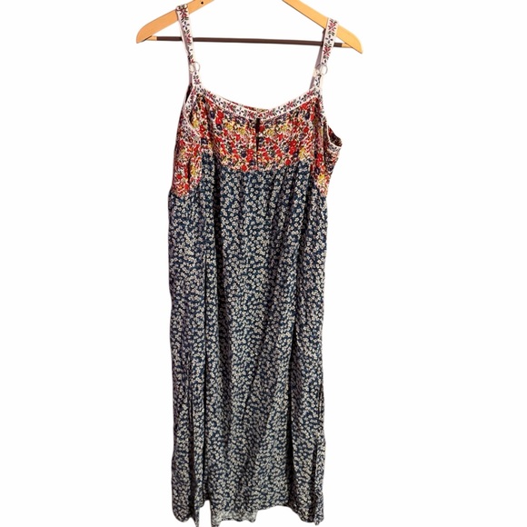 Natural Life Floral Flowy Maxi Dress Bohemian Size XL - Picture 3 of 9